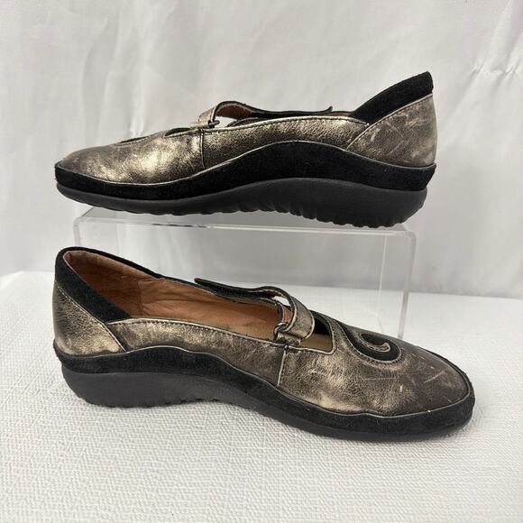 Naot Matai Shoes Womens Size 7 Leather Mary Jane Bronze Israel - Picture 7 of 8